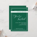 Recherche de anniversaire chasseur cartes invitations Vert