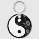 Recherche de ying yang porteclés Symbole