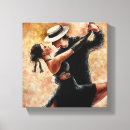 Recherche de couples de danse art Toile