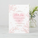 Recherche de sakura mariage invitations Rose