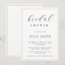 Recherche de douche nuptiale à la mode invitations Élégant