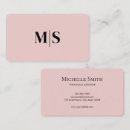 Recherche de exécutif cartes visite Monogramme