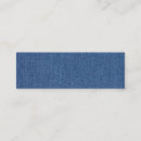 Recherche de tissu denim cartes visite Texture