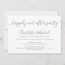 Recherche de soirée mariage invitations Minimaliste