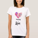 Recherche de coeur pourpre tshirts Pour elle