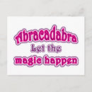 Recherche de abracadabra cartes postales Magie