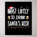 Suche nach der bier trinkt poster Weihnachten