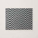 Recherche de zigzags puzzles Noir