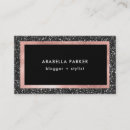 Suche nach rose gold glitter visitenkarten Rosa