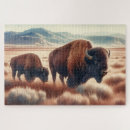Recherche de peintures de paysage américaines puzzles Buffle