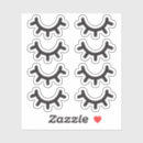 Recherche de yeux fermés autocollants Sommeil