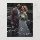 Recherche de mariage de calligraphie cartes postales Blanc