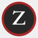 Recherche de z initial autocollants Moderne