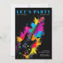 Recherche de bleu électrique invitations Parti