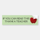Recherche de professeurs voiture autocollants Teacher