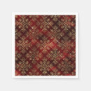 Recherche de or rouge serviettes Élégant