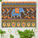 Recherche de éléphant cuisine linges Bleu