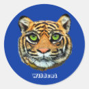 Recherche de tigre bleu autocollants Animal