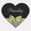 Recherche de coeur léopard autocollants Empreinte de léopard