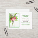 Recherche de fleurs blanches cartes visite Customer