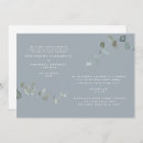Recherche de dusty blue eucalyptus mariage invitations Simple