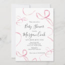 Recherche de bow baby shower fille invitations Arc rose