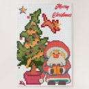 Recherche de santa claus puzzles Arbre de noël
