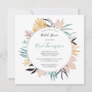 Recherche de luau bridal shower invitations Feuilles de palmiers