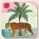 Recherche de tigres dessous de verres Jungle