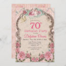 Recherche de anniversaire 70 ans cartes invitations Vintage