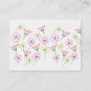 Suche nach konturen visitenkarten Blume