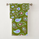 Recherche de paisley bain serviettes Floral