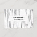 Recherche de rayures standard cartes visite Minimaliste