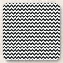 Recherche de chevron noir blanc dessous de verres Rayures
