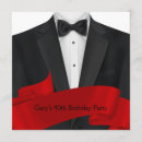 Recherche de mens anniversaire invitations Tuxedo