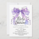 Recherche de de naissance de lavande invitations Aquarelle