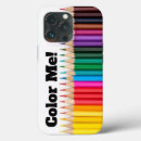 Recherche de crayon de couleur iphone coques Couleurs vives
