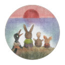 Recherche de rouge sur le planches à découper Eau