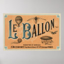 Suche nach vintager heißluftballon poster Flug