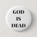 Suche nach gott ist tot buttons Atheist
