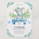 Suche nach blauer elefant einladungen Babydusche