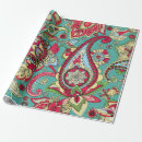Recherche de paisley papier cadeau Tissu