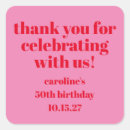 Recherche de anniversaire 50 autocollants Typographie