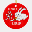 Recherche de année du lapin ornements Vacances