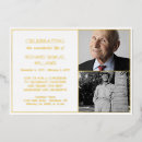 Recherche de mémorial photo invitations Élégant