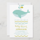 Recherche de bleu baleine invitations Bébé