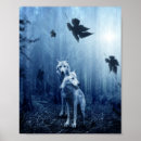 Recherche de loup de forêt posters Sombre
