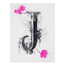 Suche nach letter j poster Modern