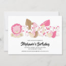 Recherche de troisième anniversaire invitations Animaux safari
