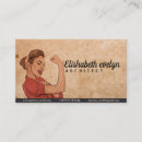 Suche nach frauen visitenkarten Vintage